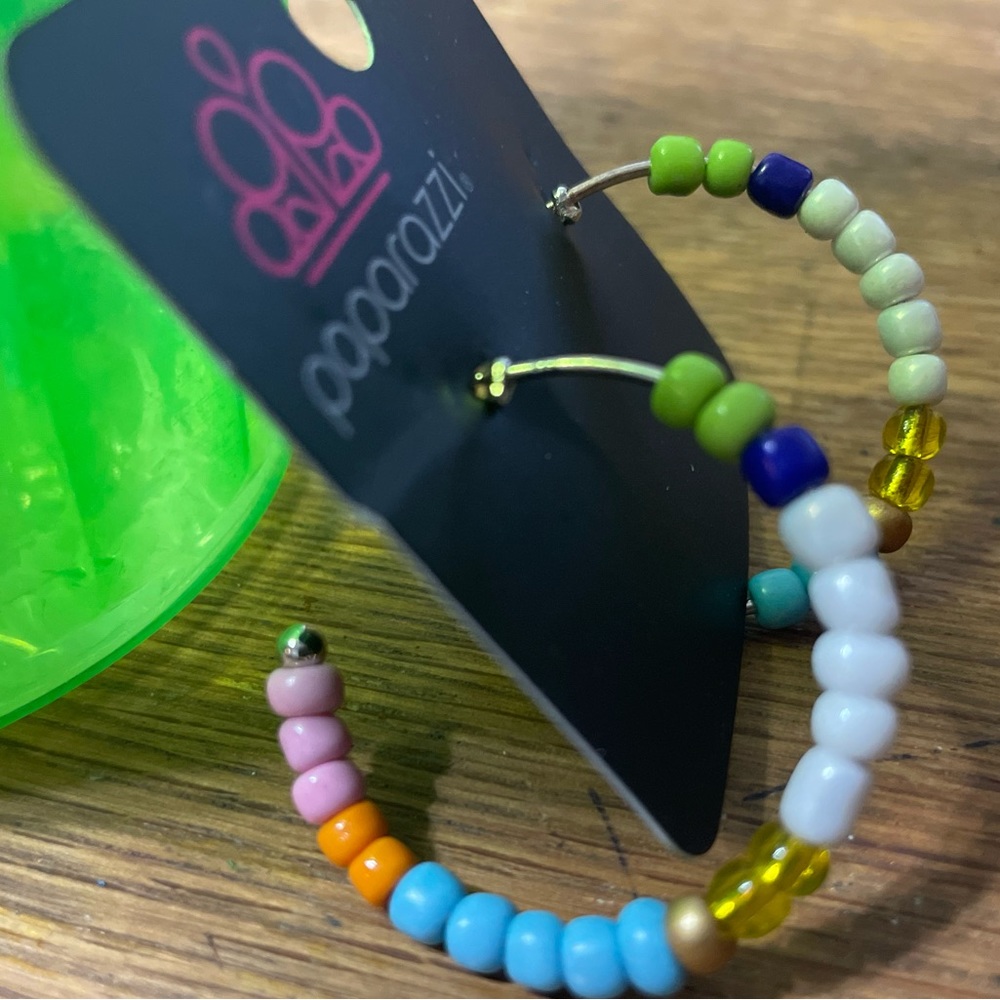 Paparazzi Multicolored Mambo Hoop Earrings